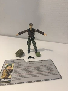 Gi Joe Hawk / Vaillant Vintage Hasbro 1986 File card Complet - Imagen 1 de 6