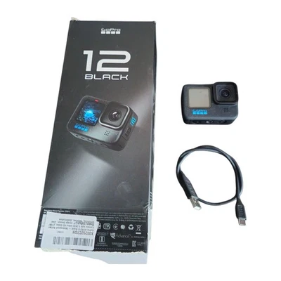 GoPro HERO12 Black Action Camera 5.3K HD Waterproof with Accessories - Image 1 of 4