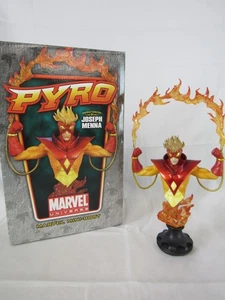Bowen Designs Marvel 11" Pyro Mini Bust Statue MIB Rare! C437 - Picture 1 of 4