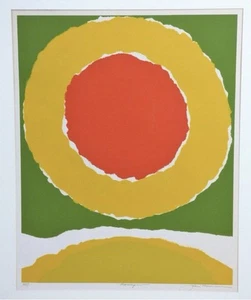 John Mominee - Mid-Century Abstract Monotype Print - Picture 1 of 3