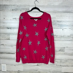 Suéter de cuello redondo con estampado de estrellas Arizona para mujer talla XL - Imagen 1 de 5
