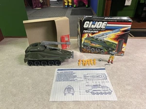Vintage GI-JOE COBRA - 1987 PERSUADER & Backstop 100% Complete + Box - Picture 1 of 24