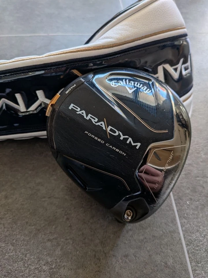 Callaway Paradym Driver 1W 9° RH Head only with Cover - Very Good #21 - Image 1 of 4