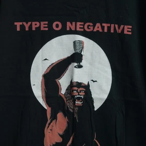 NOS 1996 Type O Negative Wolf Moon Cotton Black XL T-shirt - Picture 1 of 3