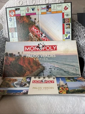 Monopoly Palos Verdes Edition 2007 Board Game Los Angeles California Scarce Toy - Image 1 of 4