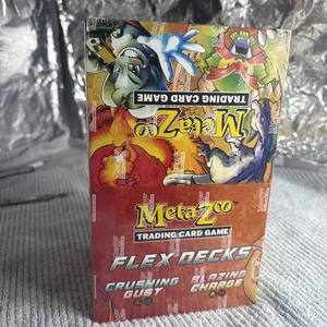 MetaZoo: Flex Decks Display (8) Blazing Charge Crushing Gust New Sealed - Picture 1 of 6