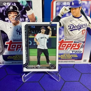 2025 Topps Update Series First Pitch Manuel Selman T-Mobile Park FPU-2 - Picture 1 of 2