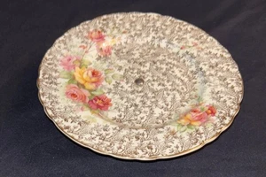 Antique English Staffordshire Cake Plate In Celctic Rose - Circa 1940's - Picture 1 of 6