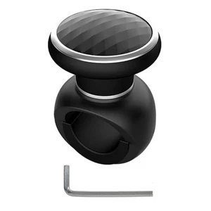 Steering Wheel Knob Spinner Designed for Maximum Comfort and Control Black - Picture 1 of 12
