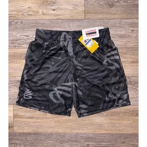 NWT Youth XL Under Amour Curry Splash Shorts - Black/Titan Gray - Picture 1 of 5