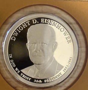 2015-S Dwight D. Eisenhower Presidential Dollar - Gem Proof kostenloser Versand - Bild 1 von 1