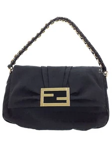 FENDI Mia Zucca Pattern Chain Semi Shoulder Bag 8BR614 Women's - Picture 1 of 9