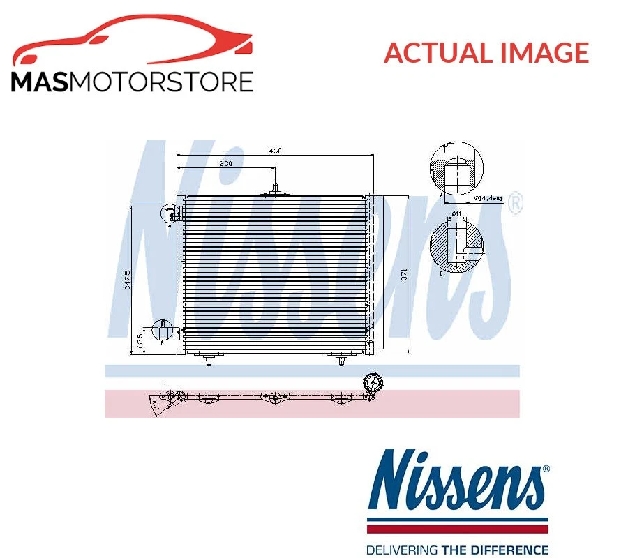 A/C AIR CON CONDENSER NISSENS 94595 P NEW OE REPLACEMENT - Image 1 of 4