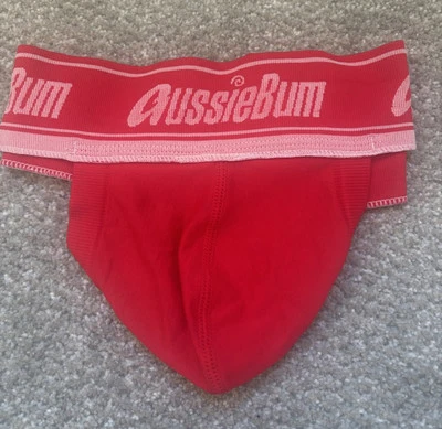 Novo Jockstrap AussieBum The Cup, Vermelho, Grande Masculino - Imagem 1 de 2