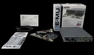 E-MU 1820m AudioDock With  1010 PCI Card & Sync Daughter Card & Quick Guide & CD - Picture 1 of 7