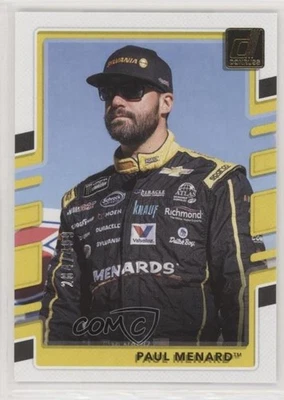 2018 Panini Donruss NASCAR Gold Foil /499 Paul Menard #58 - Image 1 of 2