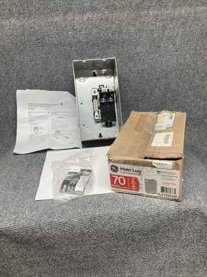 通用电气主凸耳面板 70A 室内 2 空间 4 电路 TL270SCUP * 缺少盖子 * — 第 1/4 张图片