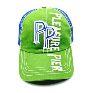 Adult PLEASURE PIER CAP Green Blue - OSFM - Adjustable - Picture 1 of 7