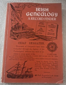 B102 Irish Genealogy: A Record Finder, Editor Donal Begley. 2nd Imp. 1987 - Imagen 1 de 1
