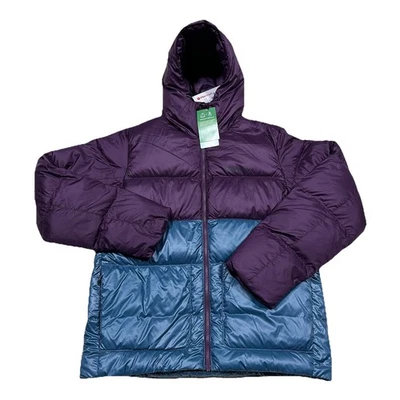 Abrigo chaqueta acolchada Marmot Guides 700 plumón con capucha para hombre M púrpura figura/luna río Foto 1 de 4