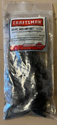Craftsman 20 Pc Metric Hex Key Set - Item No. 946677A - Image 1 of 4
