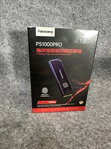 Fanxiang 2TB Fingerprint Encrypted Portable SSD USB 3.2 Gen 2 PS1000Pro - Picture 1 of 2