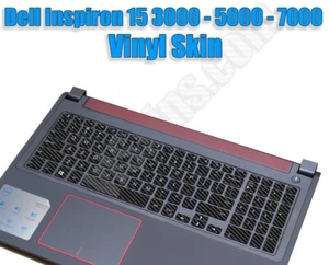 Any 1 Vinyl Skin / Decal Design for the Dell Inspiron 15 3000 5000 7000 Keyboard - Picture 1 of 11