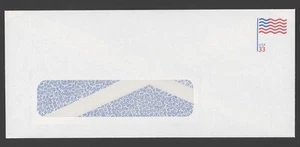 1999 US Scott #U643 33c Flag, Windowed #9 Stamped Envelope Mint - Picture 1 of 1