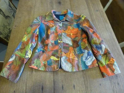 === VESTE CHRISTIAN LACROIX T I 42 F 38 GB 10 EN PARFAIT ETAT - Photo 1/4