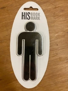 HIS BOOK MARK - Black - Picture 1 of 1