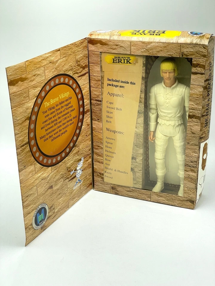 MARX Brave Erik Viking Warrior 2001 Lanzamiento Knight Viking Series #5430 Completo  Foto 1 de 4