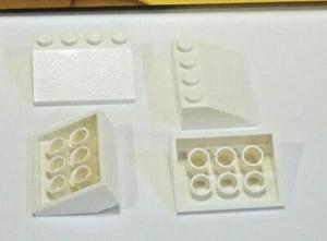 10x - LEGO White Slope 33 3 x 4 (3297) Neu - Bild 1 von 1
