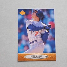 1996 Upper Deck Greg Gagne Card #97 Los Angeles Dodgers MLB