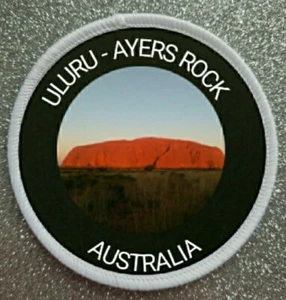 3" Uluru Ayers Rock Australia Sublimation Iron / Sew On Patch Badge - Picture 1 of 1