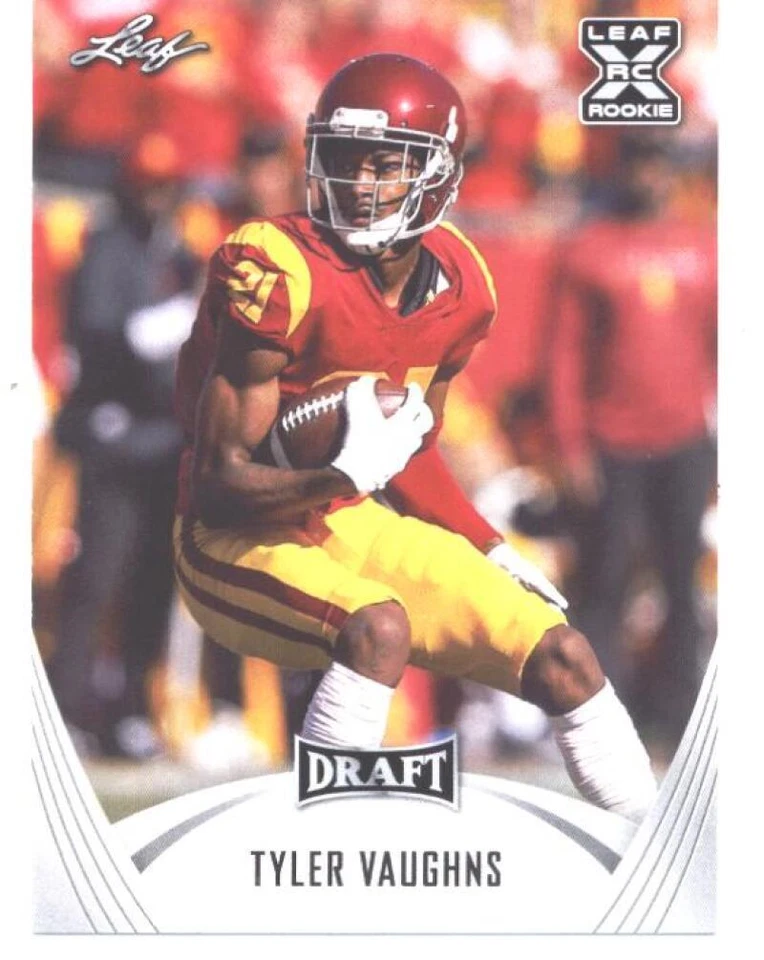 Mint+ Rookie Card Tyler Vaughns 2021 Leaf Football #25 - Image 1 of 1