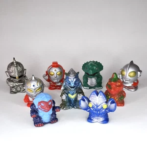 Ultraman Set Of 9 Finger Puppet Yutaka Ultra Monster Vintage Mini Figure (F) - Photo 1 sur 16