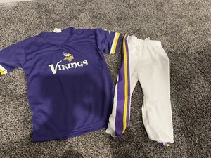 Franklin Youth NFL Vikings Medium Damaged Number On Back See Photos - Picture 1 of 5