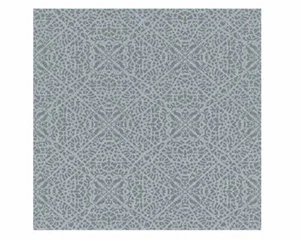 Papel pintado textil Rasch vellón índigo 226286 azul gris elegante gráfico - Imagen 1 de 2