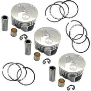 Set 3 pistoni per motore Kubota D902 STD 72,0 mm adatti per escavatore U17 KX018 KX41 - Foto 1 di 2