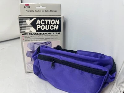 Nueva Riñonera Caja Abierta Prinz Púrpura Acción Cintura Correa Ajustable Foto 1 de 4