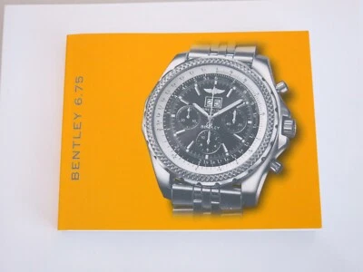 Folleto de instrucciones Breitling para cronógrafo Breitling Bentley 6,75 OEM Foto 1 de 4