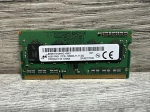 Micron 1x4GB PC3L-12800S DDR3 SODIMM Laptop Memory RAM MT8KTF51264HZ-1G6E1 T24 - Picture 1 of 1