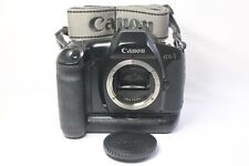 Canon EOS-1 HS 35mm Film SLR Camera Body + BP-E1 Battery Pack w/Cap & Strap