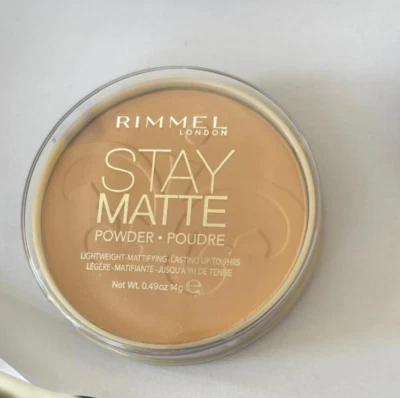 RIMMEL STAY MATTE LONG LASTING PRESSED POWDER - 14g ***CHOOSE YOUR SHADE*** - Image 1 of 4