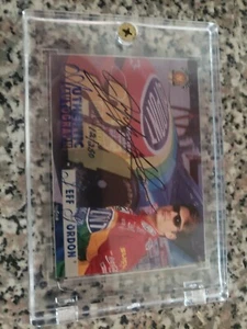 1996 Score Board Authentic Autograph Jeff Gordon12/250 card - Picture 1 of 3