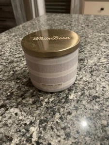 Bath & Body Works White Barn WHITE CARAMEL COLD BREW 3 Wick 14.5 Oz Candle - Picture 1 of 2