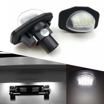 2x Luces LED blancas 6000K 18-SMD luces de matrícula lámparas para 2008-2014 Scion xD xB Foto 1 de 4