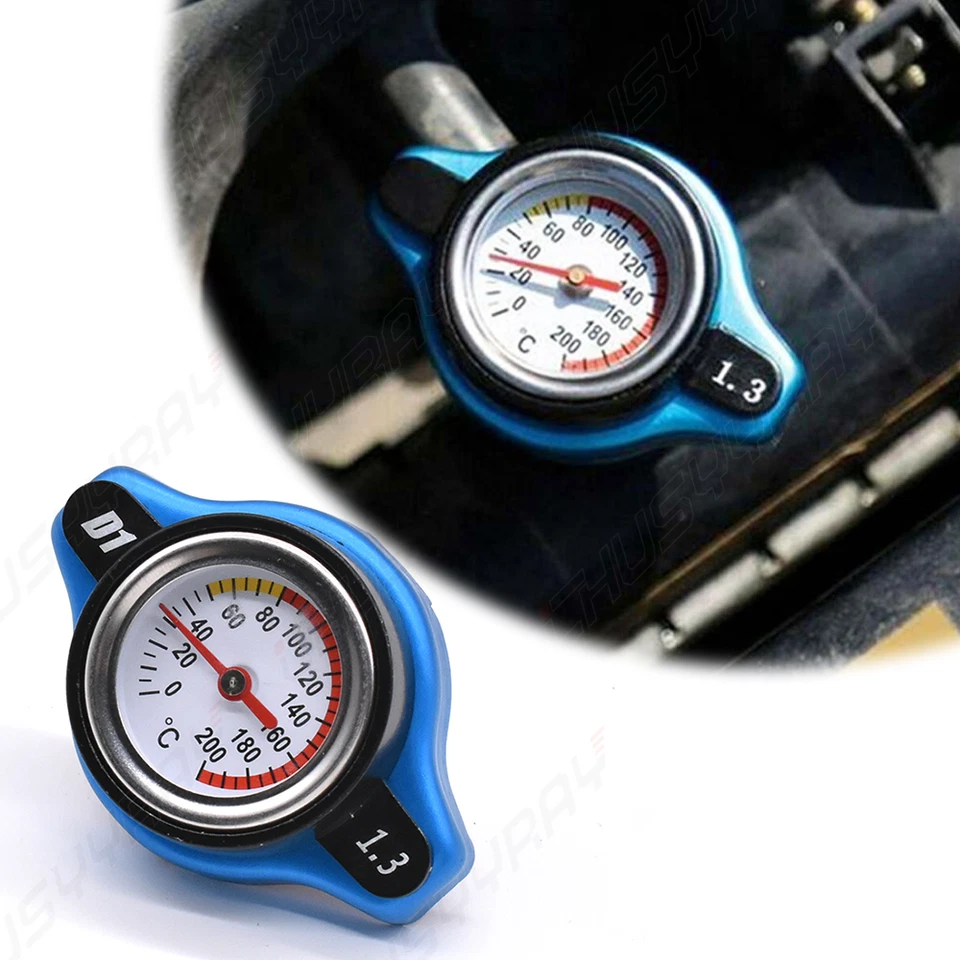 Car 1.3 Bar Small Head Thermostatic Radiator Cap Cover Water Temperature Gauge*1 - Изображение 1 из 4