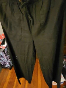 Womens Summer Cotton Linen Baggy Harem Pants Ladies Casual Loose Trousers Slacks - Picture 1 of 3