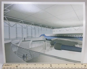 Air Force One Ronald Reagan Presidential Library Concept Inside Promo Photo USED - Picture 1 of 2